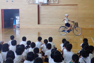 自転車部による模範運転 自転車部による模範運転