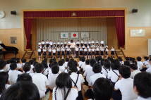 合唱部の発表 合唱部の発表