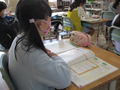 今日の学習は算数