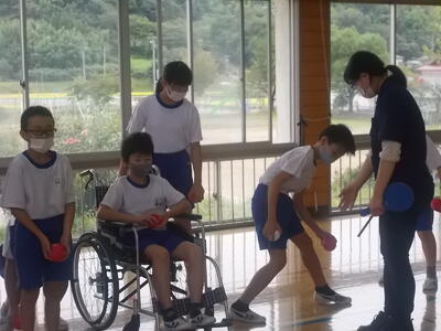 ボッチャに挑戦