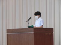 ３年代表生徒