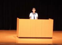 暗唱の部の発表