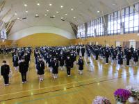 「新入生１０７名の入学を認めます。」