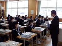入学式の説明の様子